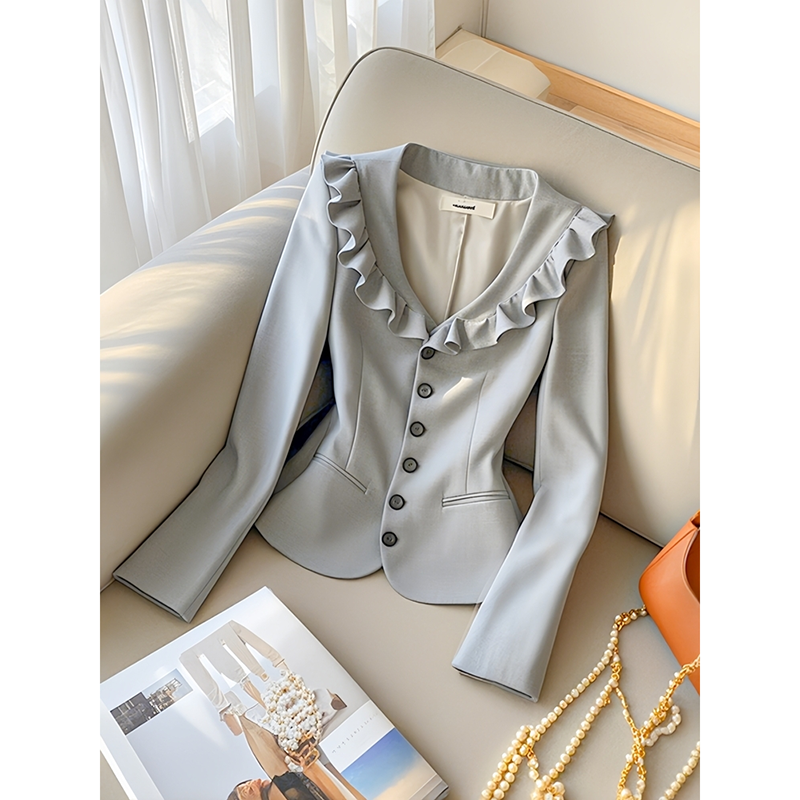 Ladies Blazer Coat 2025 Spring Autumn Temperament Professional Women's  Suit Jacket Versatile Comfortable Female Short Outerwear