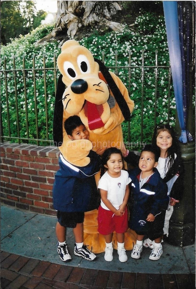 Hugs For Pluto FOUND CHILDREN Photo Poster painting Color DISNEY MASCOT Portrait VINTAGE 05 27