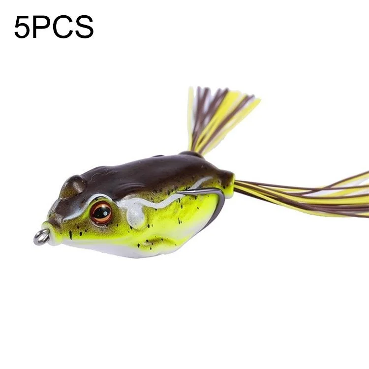 5 PCS Bionic Thunder Frog Lure Bait Simulation Fishing Bait, Specification: 5.0cm/9g