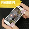 1 Pair Breathable Game Controller Sweat Proof Gaming Finger Thumb Sleeve