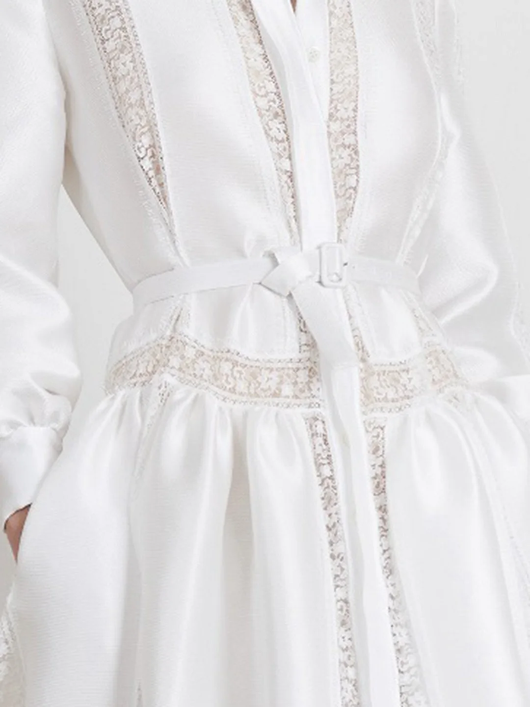 Swing Daily Elegant Solid Paneled Maxi Dress