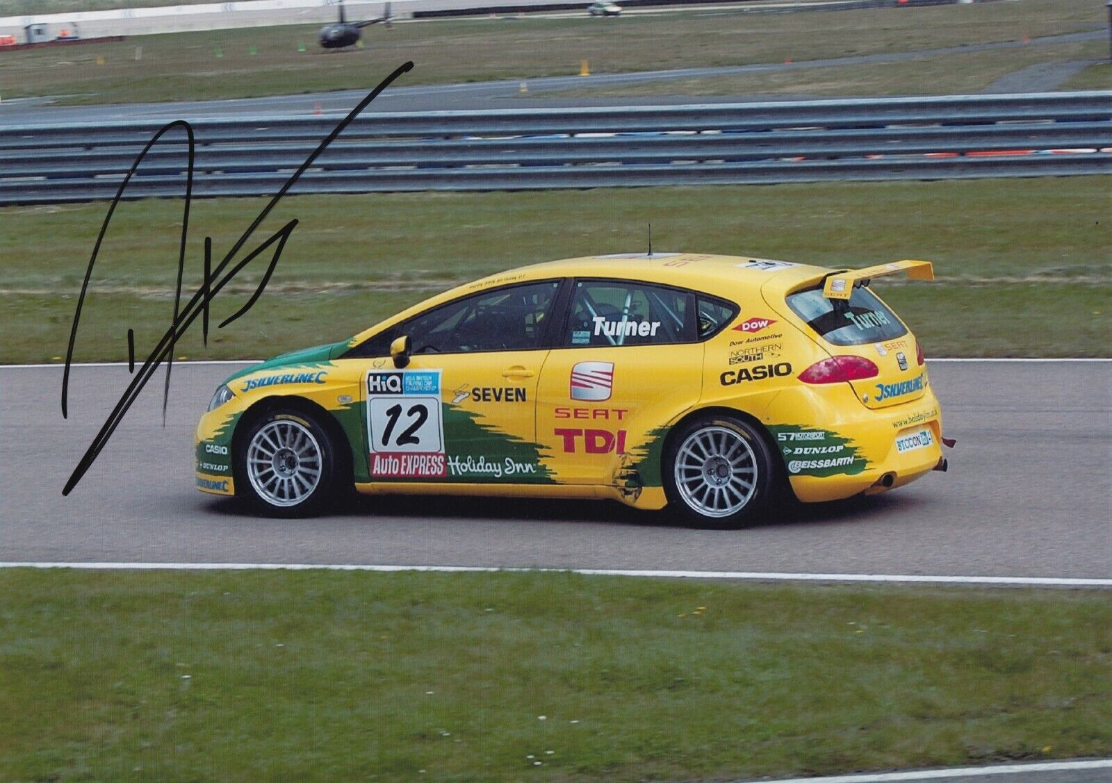 Darren Turner Hand Signed 12x8 Photo Poster painting - Touring Cars Autograph.