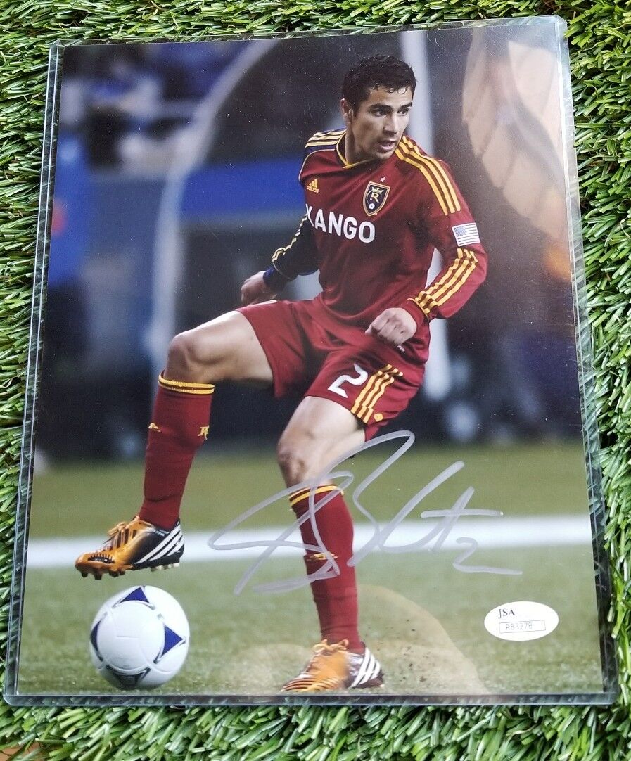 TONY BELTRAN SIGNED 8X10 REAL SALT LAKE FOOTBALL CLUB Photo Poster painting JSA/COA R83278