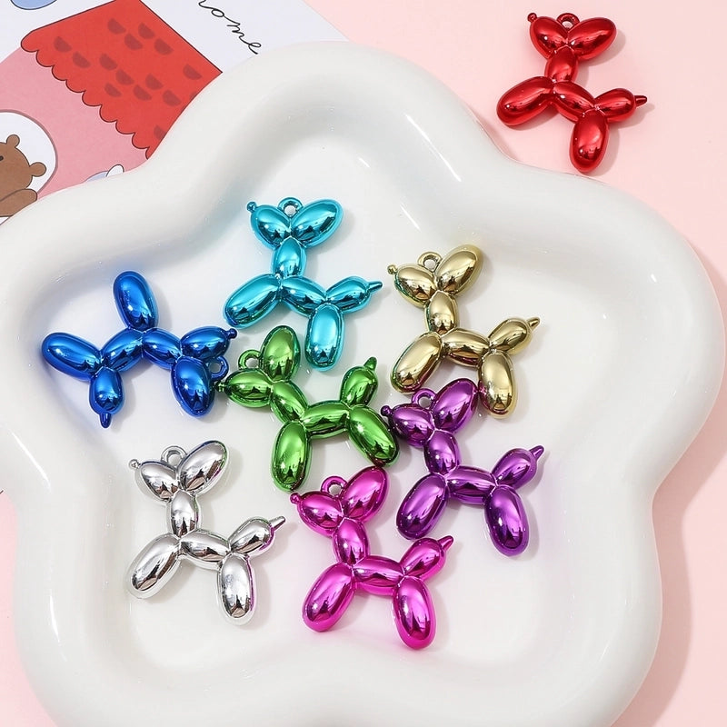 2 PCS/Package 42*43mm Arylic Dog Pendant