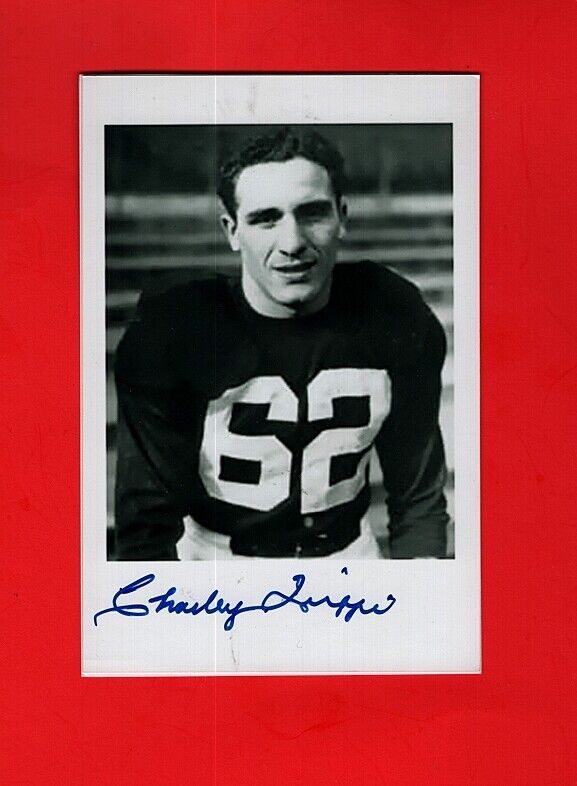 CHARLEY TRIPPI-CHICAGO CARDINALS AUTOGRAPHED 4X6 GLOSSY Photo Poster painting-HOF