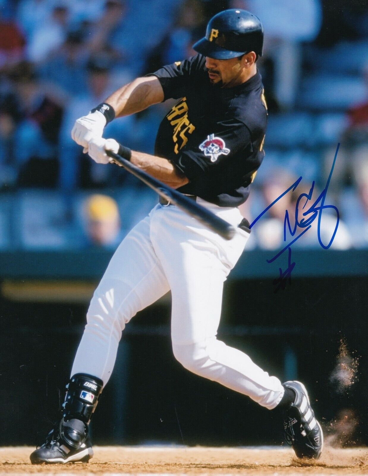 IVAN CRUZ PITTSBURGH PIRATES ACTION SIGNED 8x10