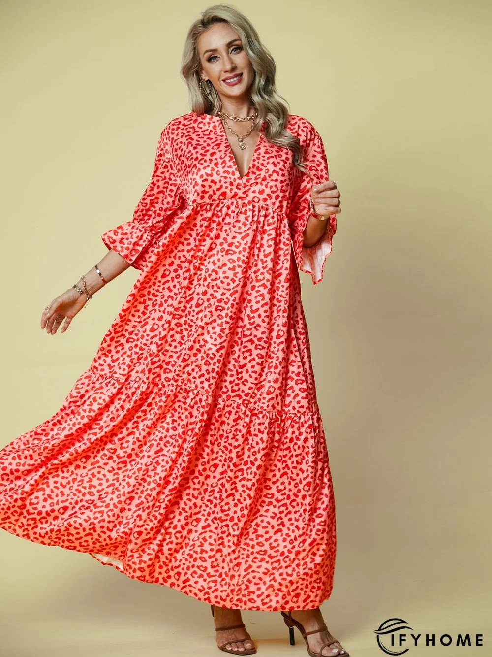 Boho Half Sleeve Weaving Dress | IFYHOME