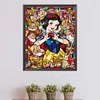 5D DIY Vollrundbohrer Diamantmalerei Schneewittchen Kit Wohnkultur 40x50cm