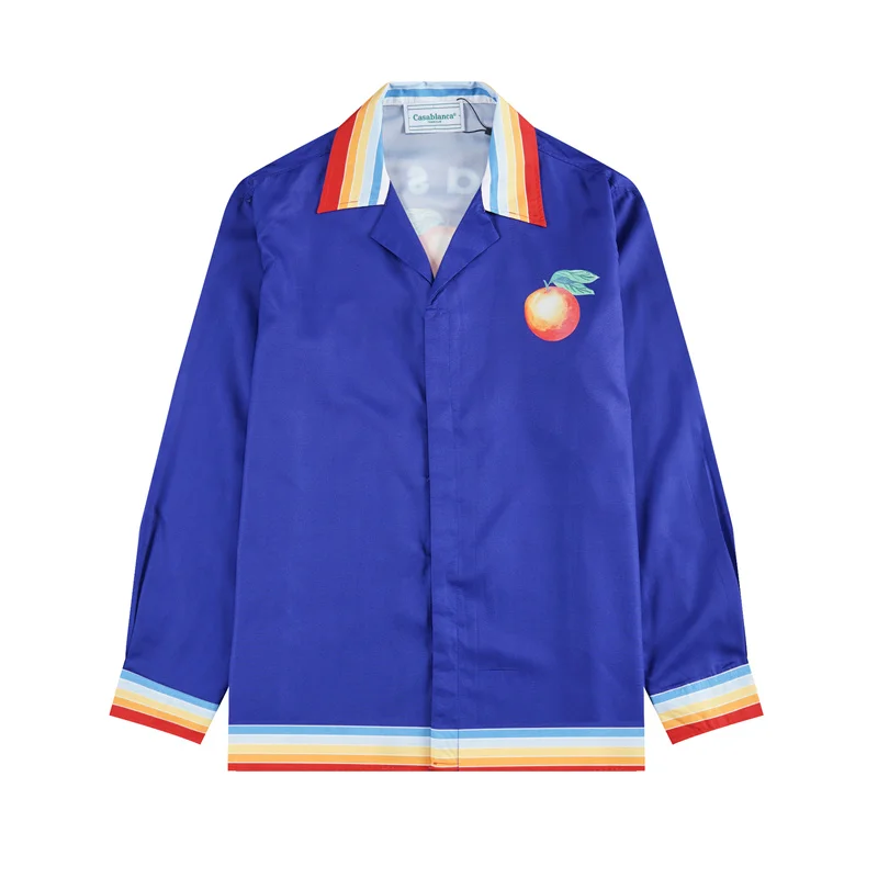 Casablanca 2023 new silk long-sleeved shirt