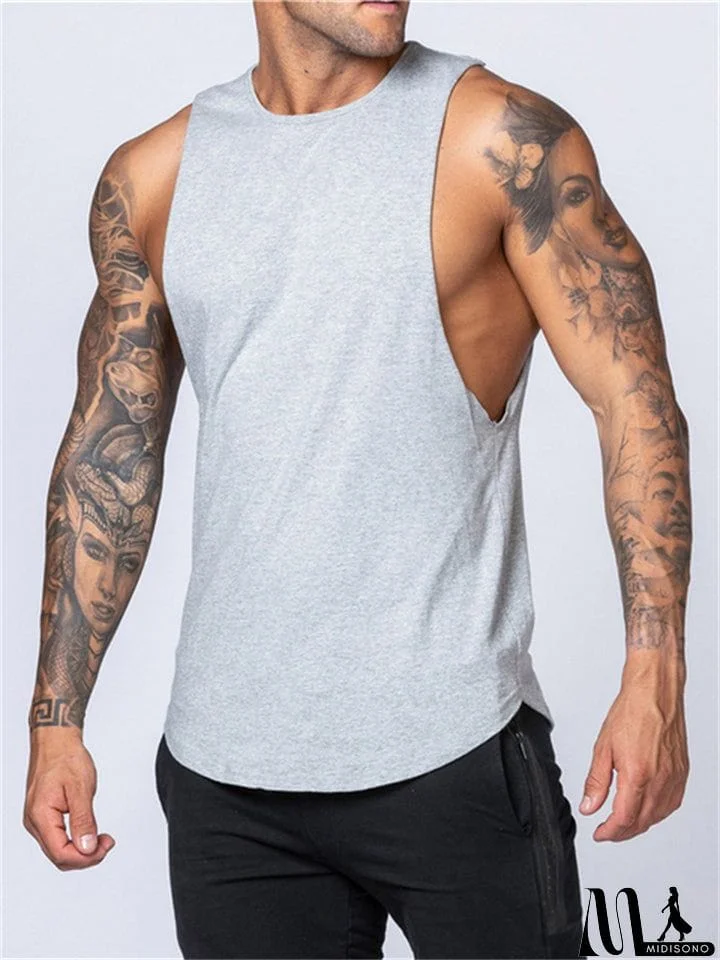 MidiSono - New Fashion Bodybuilding Muscle Sleeveless Sportswear Fitness Vest