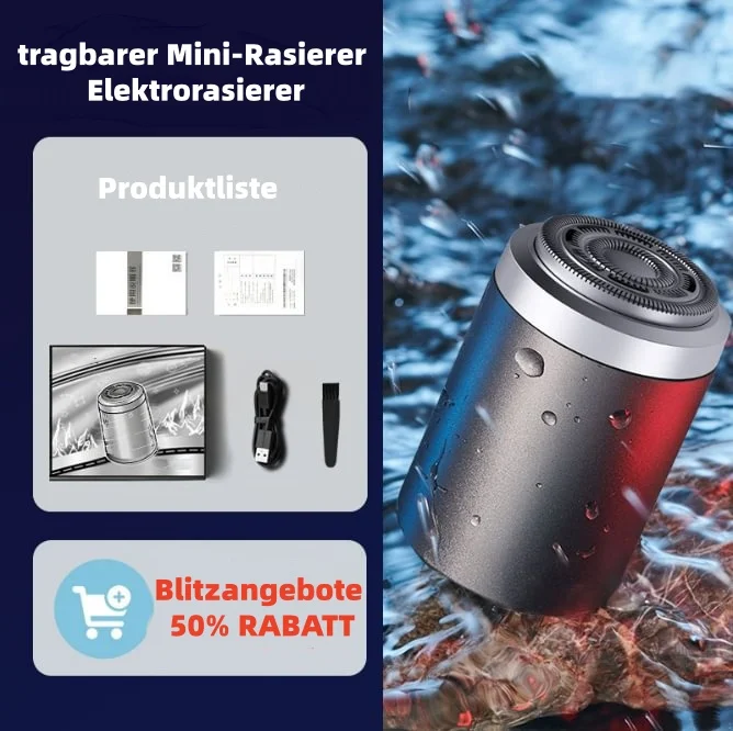 🔥Neuester tragbarer Mini-Elektrorasierer