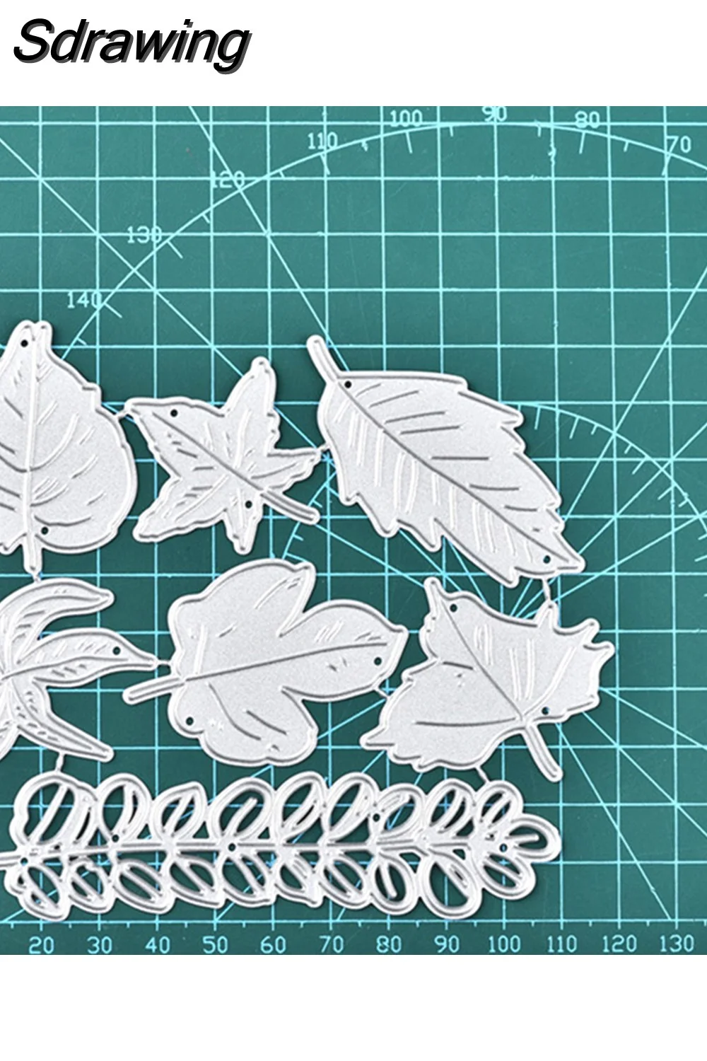 Sdrawing Leaf Series Metal Cutting Dies Flower Scrapbooking for Making Cards Decorative Embossing DIY Crafts Stencils Die Cuts