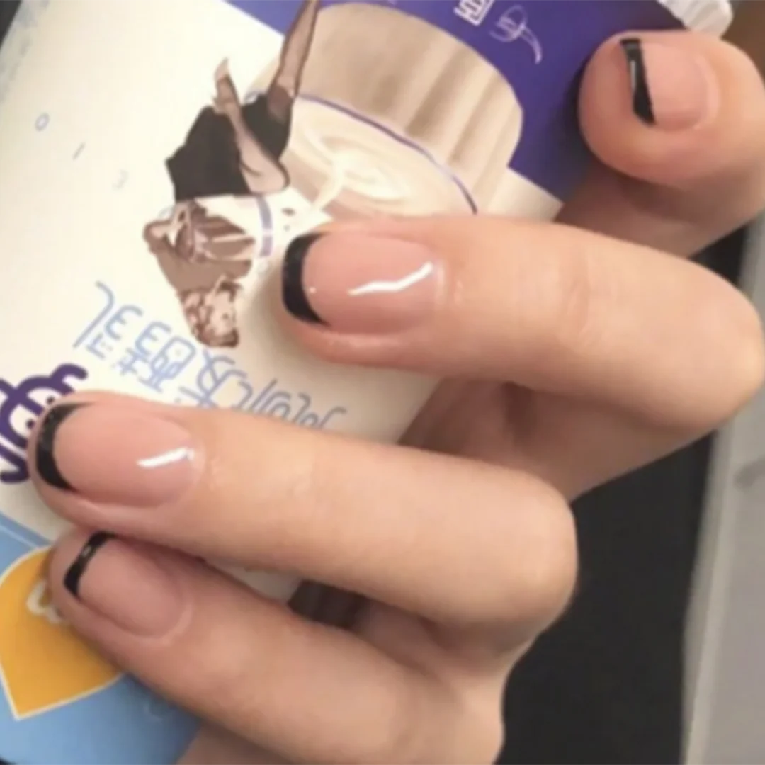 24pcs Detachable Taro Mud Purple Pearl False Nails Wearable Fake Nails Full Cover Nail Tips press on nails fake nail with design 1103 515-1-Nail Inspo