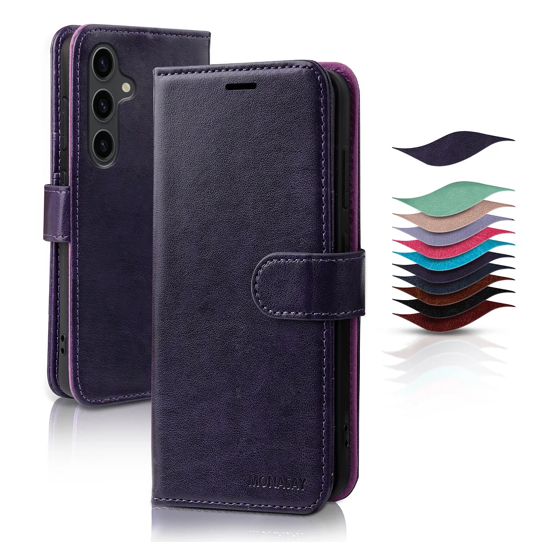 MONASAY Wallet Case Fit for Galaxy S24+Plus 5G