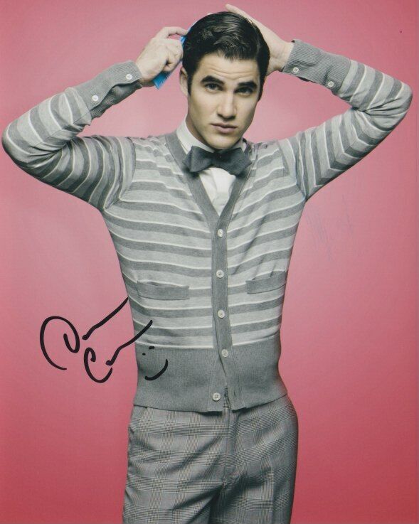 Darren Criss (Glee) in-person signed 8x10 Photo Poster painting