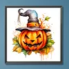 Halloween Pumpkin-Paint by Numbers Acrylic Paintingg 40*40CM(Watercolor)