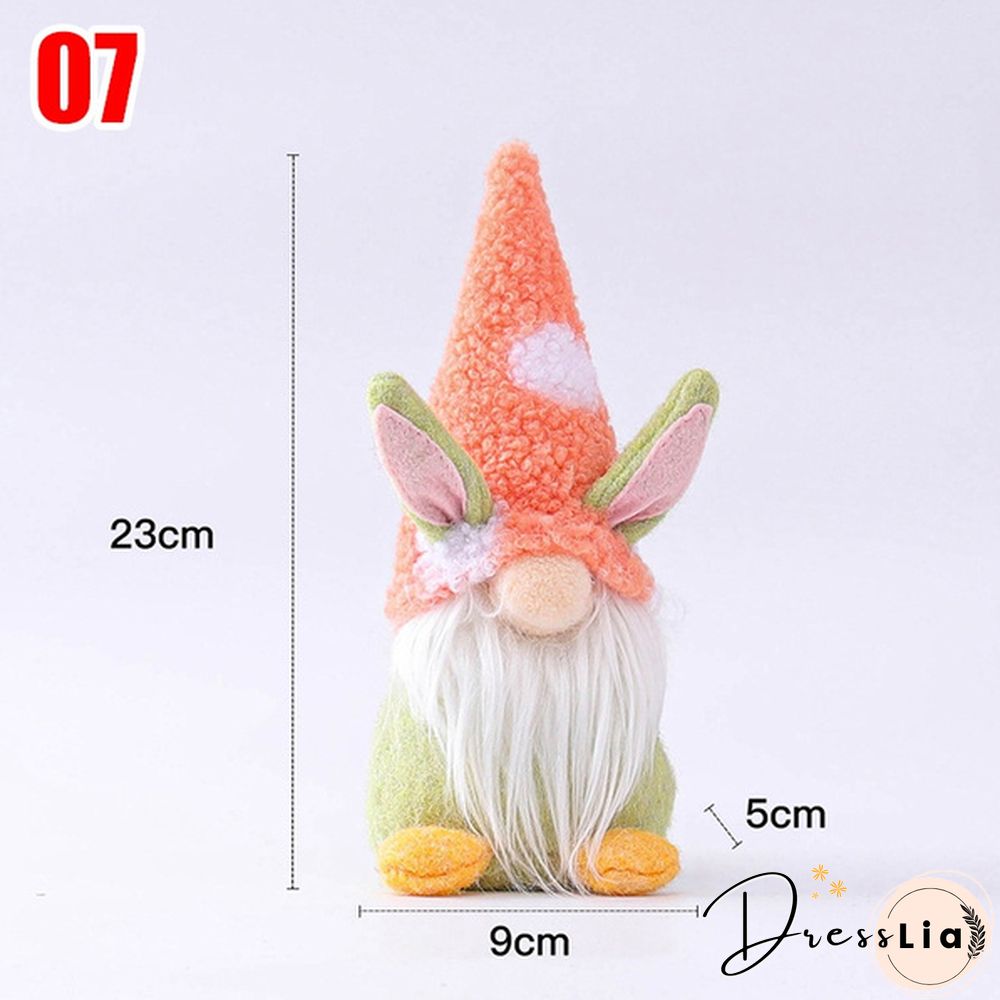 58Styles Elf Doll Ornament Gnomes Dwarf Wedding Decor Rudolph Faceless Plush Doll Swedish Tomte Dwarf