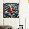 Diamond Painting -DIY Full Round Drill Stained Glass Flower(40*40 CM)