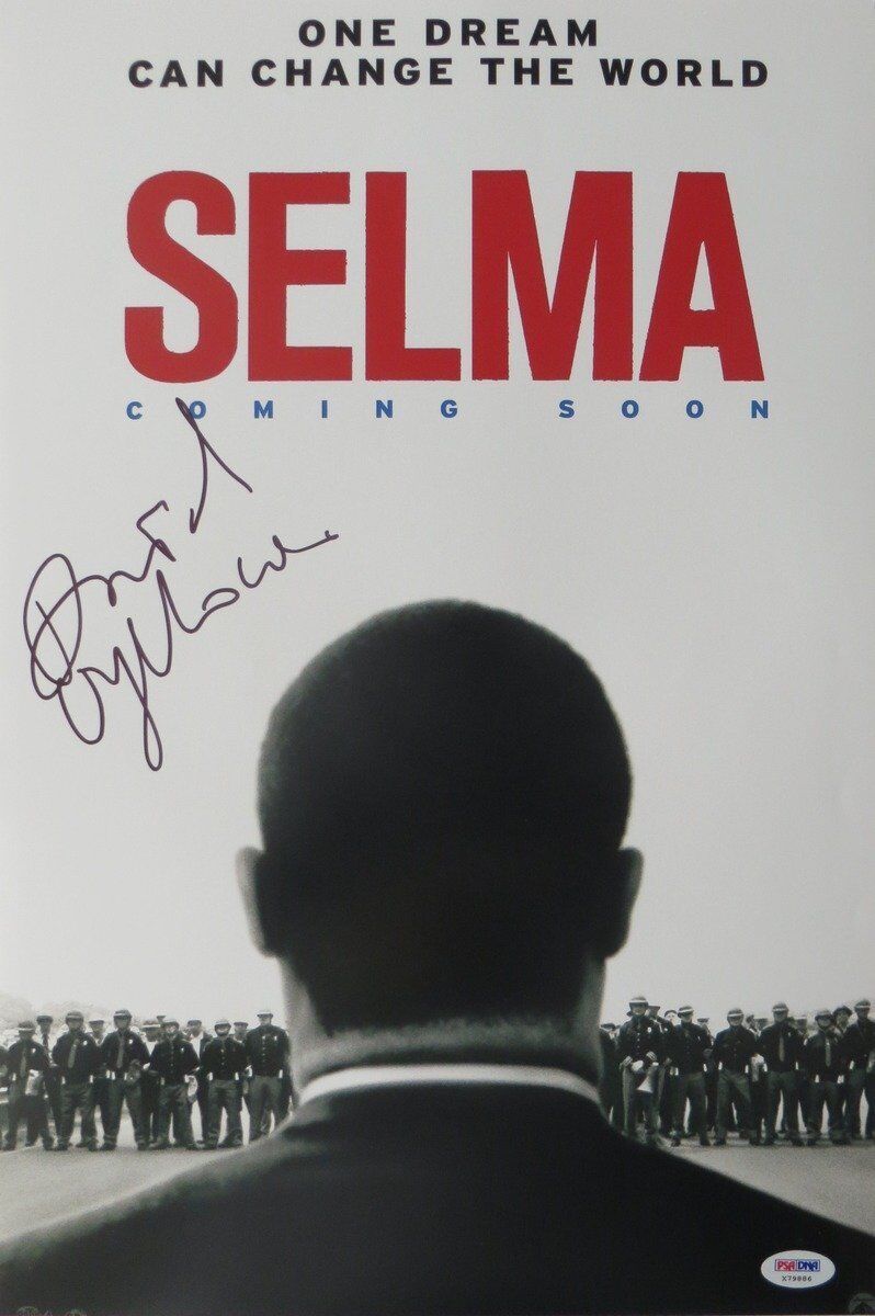 David Oyelowo Signed SELMA Authentic Autographed 12x18 Photo Poster painting PSA/DNA #X79886