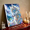 Framed Diamond Painting - Special Shaped - Wolf (25x25cm)