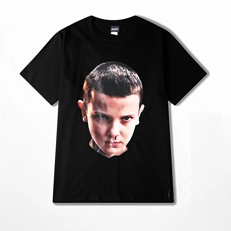 Stranger Things Eleven Black T-shirt