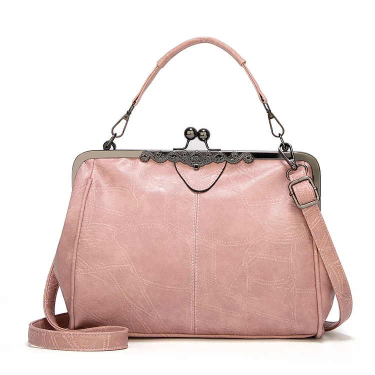 Retro Elegant Solid Color Handbags