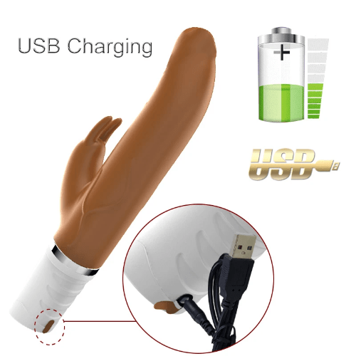 pornhint Pornhint Realistic Dildo Rabbit Vibrator for Women Rotation Masturbator Sex Toys Female