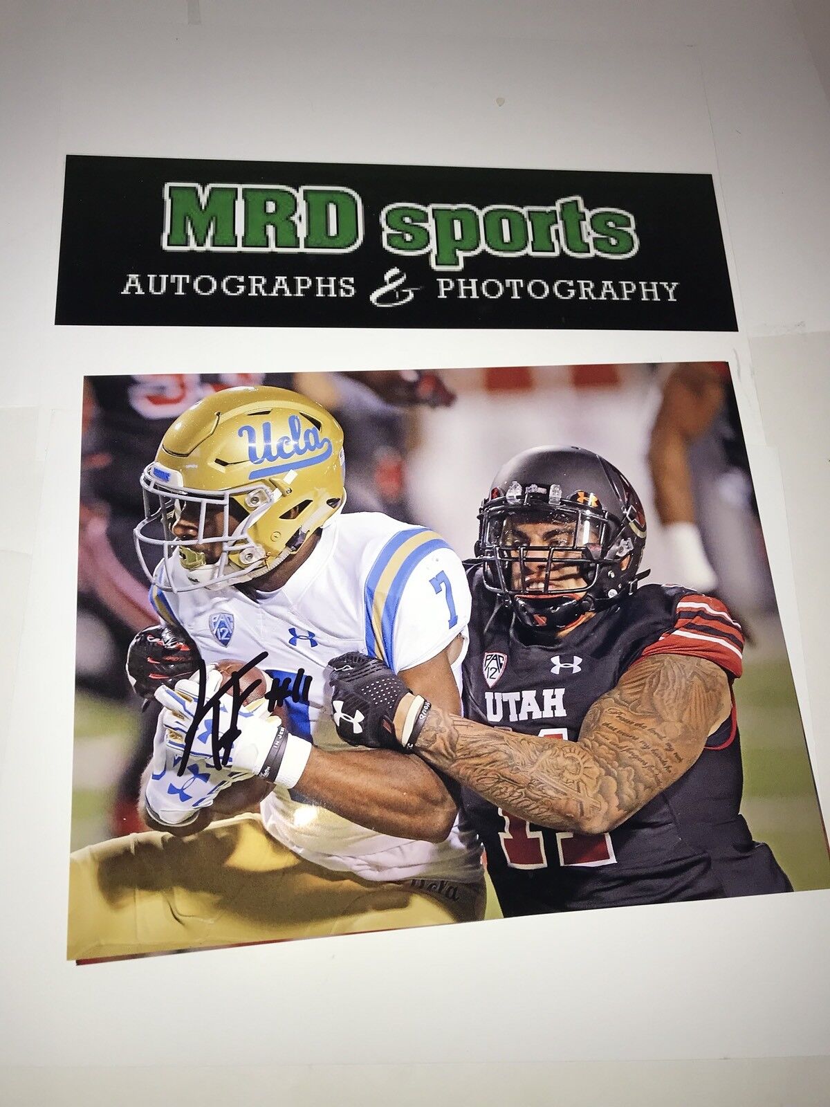 Kylie Fitts Utah Utes Signed autographed 8x10 football Photo Poster painting