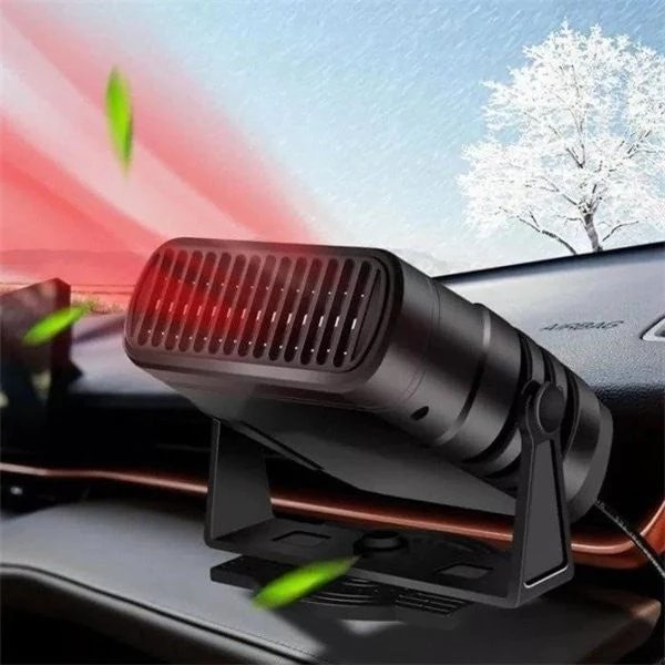 12V Automotive Portable Car Heater - Low Watt Space Heater For Car