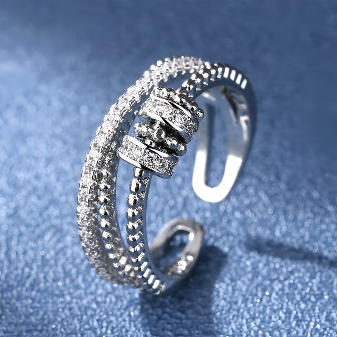 Last Day Promotion 49% OFF⇝💓For Daughter- Drive Away Your Anxiety Fidget Rings -Adjustable💕
