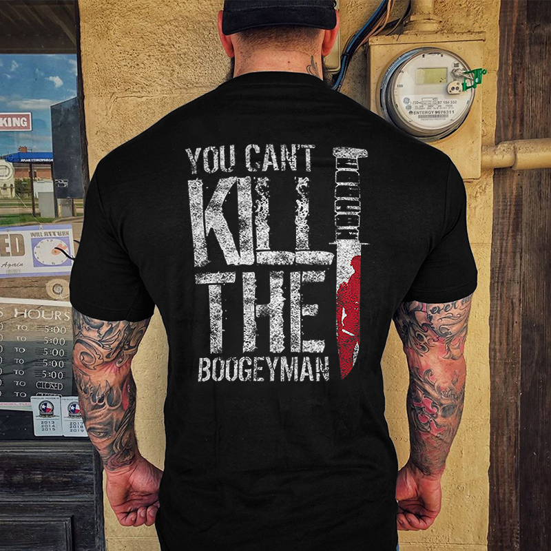 Livereid You Can't Kill The Boogeyman Printed Men's T-shirt - Livereid