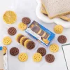 6 BOXES Cute Cookies Shapes 6in1 Erasers Set for Kids Ceremony Student Office Exam Reward Stationery Gift