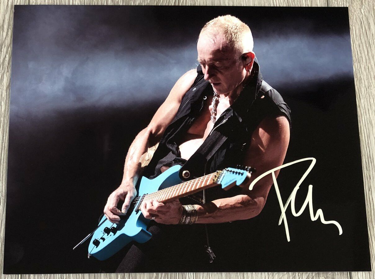 PHIL COLLEN SIGNED AUTOGRAPH DEF LEPPARD 8x10 Photo Poster painting D w/EXACT PROOF