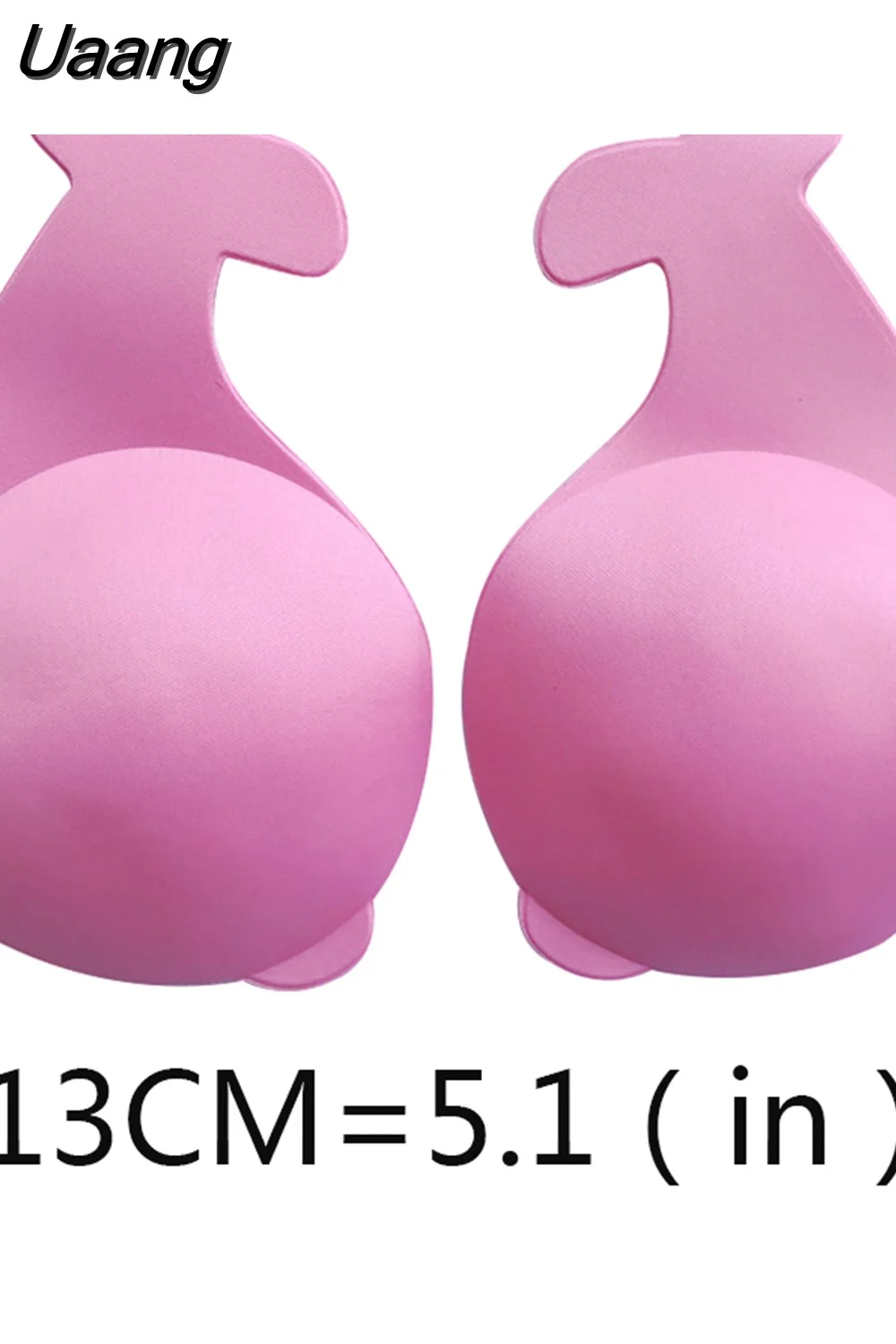 Uaang Adhesive Silicone Bra Pads Reusable Women Fish Tail Bh Sticky Bra Strapless Push Up Invisible Bra Sexy Lingerie Rabbit Bras
