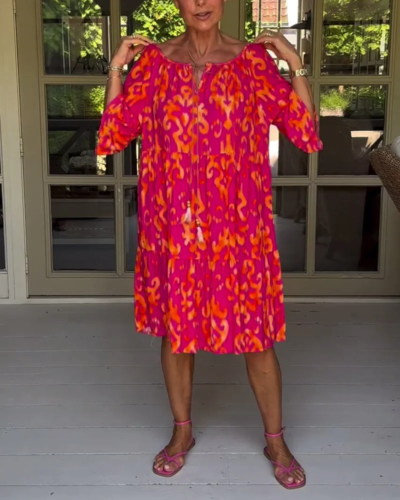 Zanaya - Relaxed Printed Dress