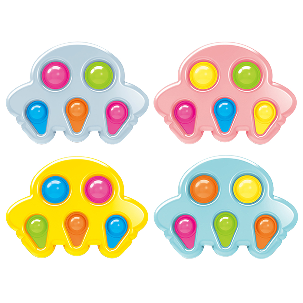 

Spaceship Simple Dimple Sensory Toy Stress Relief for Baby Educational Game, D4, 501 Original