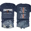 Chicago 2025 NFC North Champions Tee