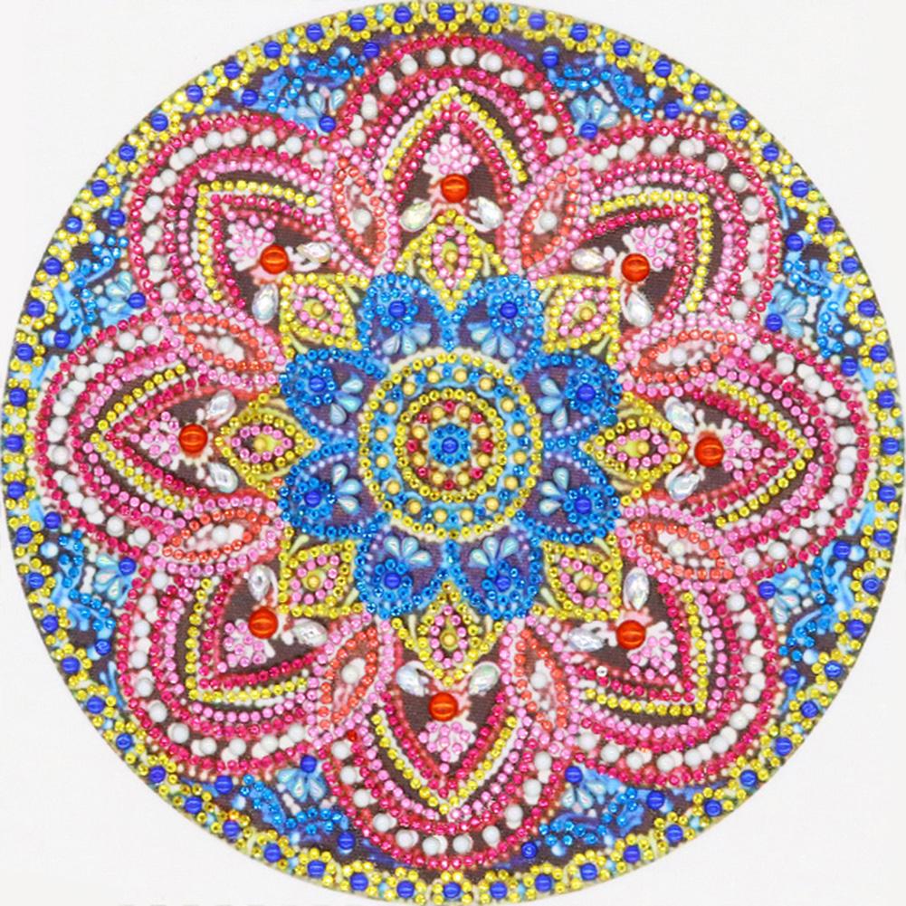 Diamond Painting - Crystal Rhinestone - Pink Mandala