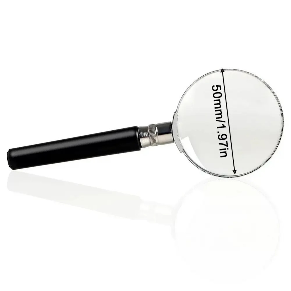 Likron Watches Classic Optical Glass Handheld Magnifier for Reading
