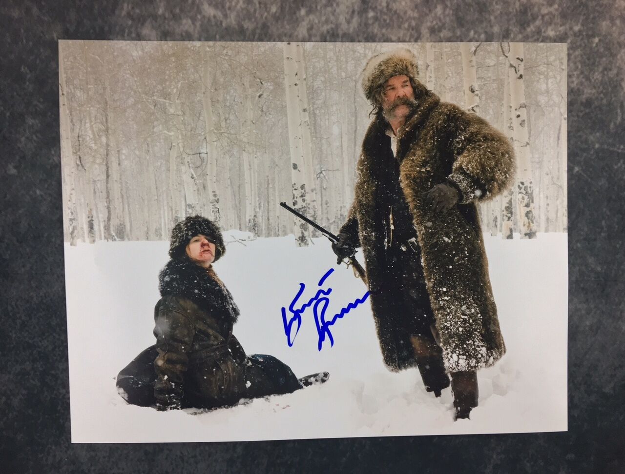 GFA The Hateful Eight * KURT RUSSELL * Signed 11x14 Photo Poster painting PROOF AD1 COA