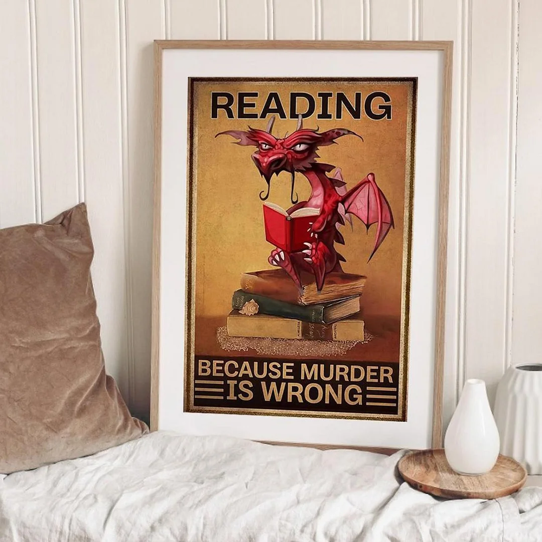 Full Embroidery Book Dragon Printed Cross Stitch 11CT 3 Strand Cotton Kit