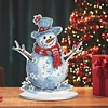 Diamond Painting Snowman Desktop Ornaments Kit for Office Desktop Decor
