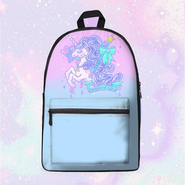 [MissJediflip Design] Pastel Unicorn Backpack SP179145
