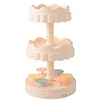 Rotating Cupcake Stand with 10 Small Trays Cupcake Turntable Cupcake Display Stand
