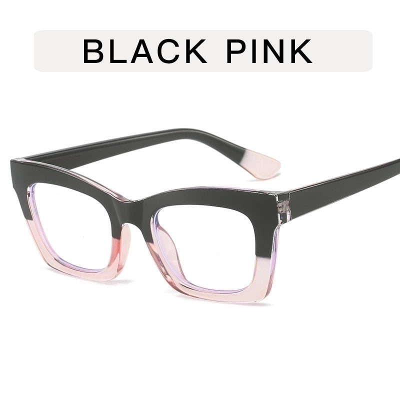 Minimalist Marble Color Block Ac Square Full Frame Optical Glasses