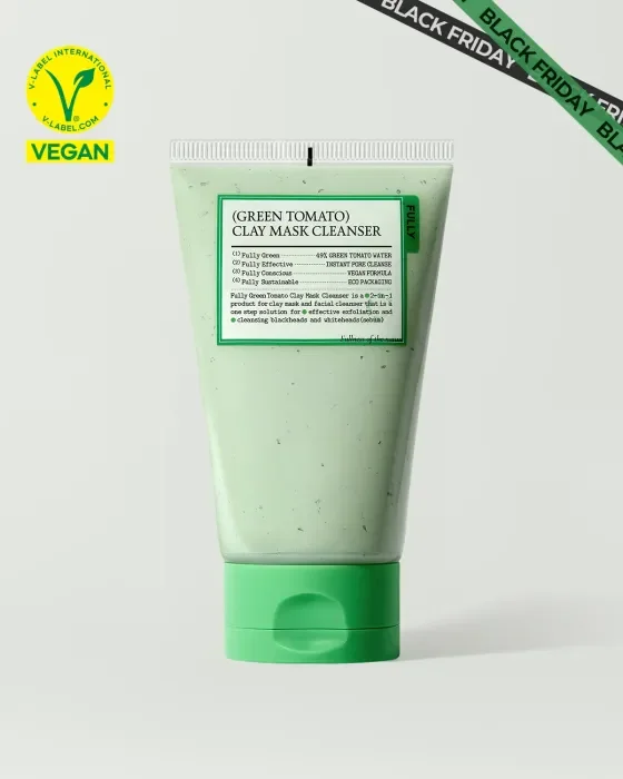 ⭐Green Tomato Clay Mask Cleanser,  Sebum & Clogged Pore Care, Exfoliation