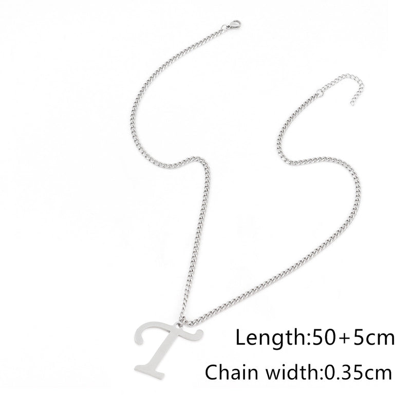 Retro Minimalist Classic Style Letter 201 Stainless Steel 304 Stainless Steel Men’s Pendant Necklace