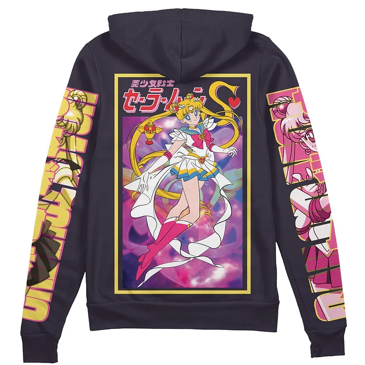 Usagi Tsukino Sailor Moon Streetwear Zip Hoodie Jacket