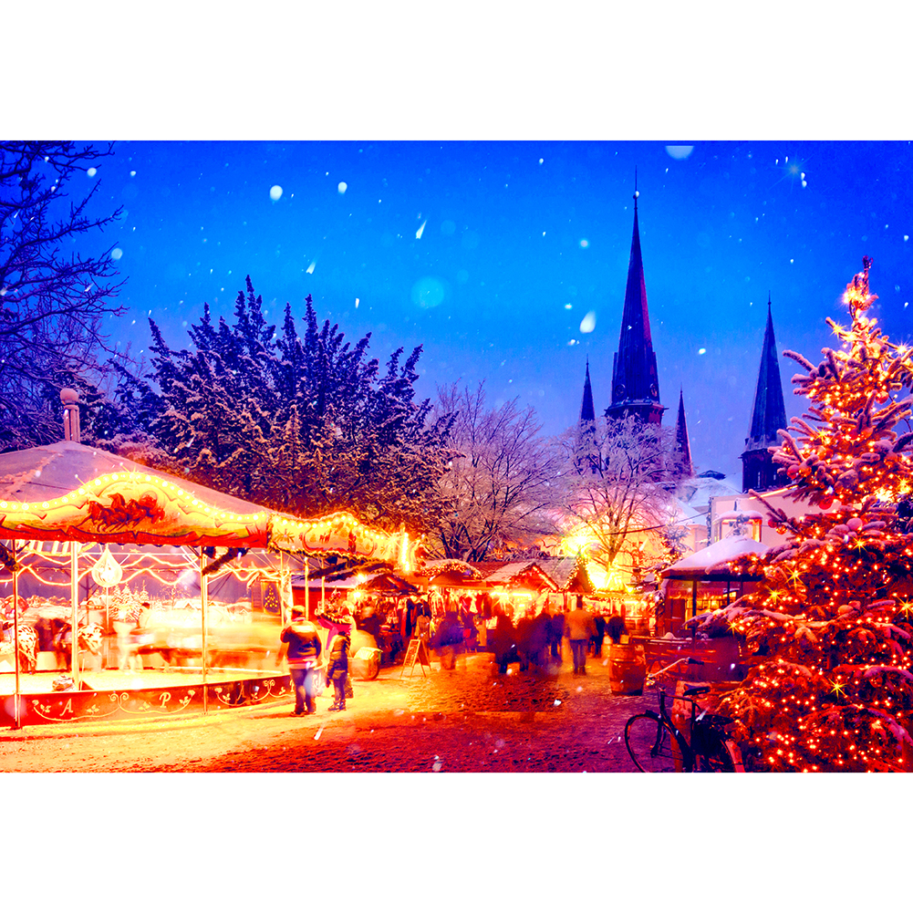 

Snow Amusement Park - 1000 Pieces Jigsaw Puzzle, 501 Original