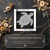 DIY Pearl Painting Turtle for Home Wall Decor(25x25cm)